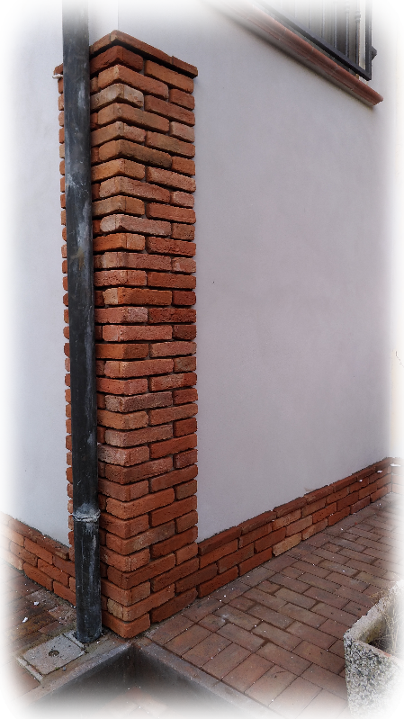 rivestimento pilastro muratura